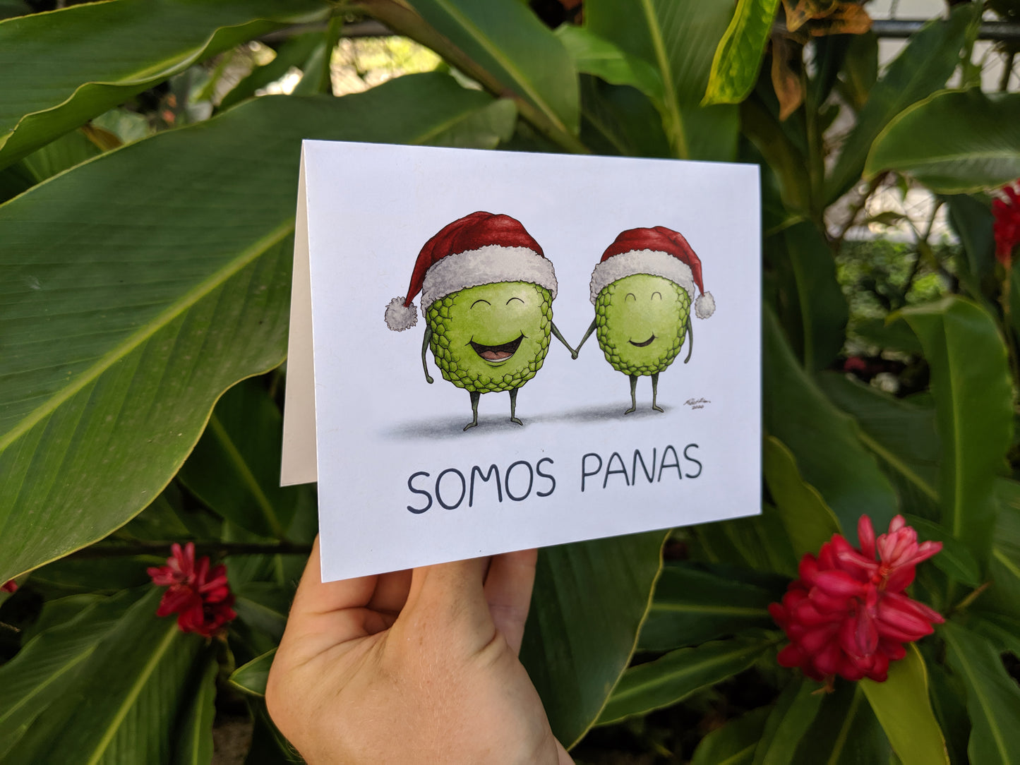 Tarjeta Somos Panas de Navidad