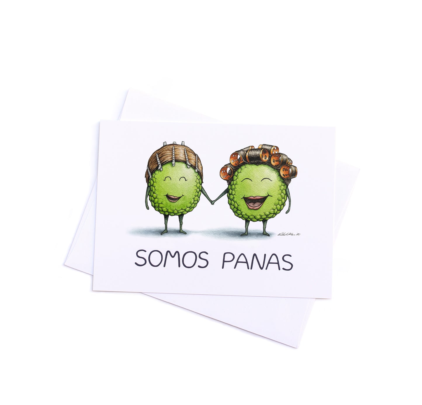 Tarjeta Somos Panas Dubi y Rolo