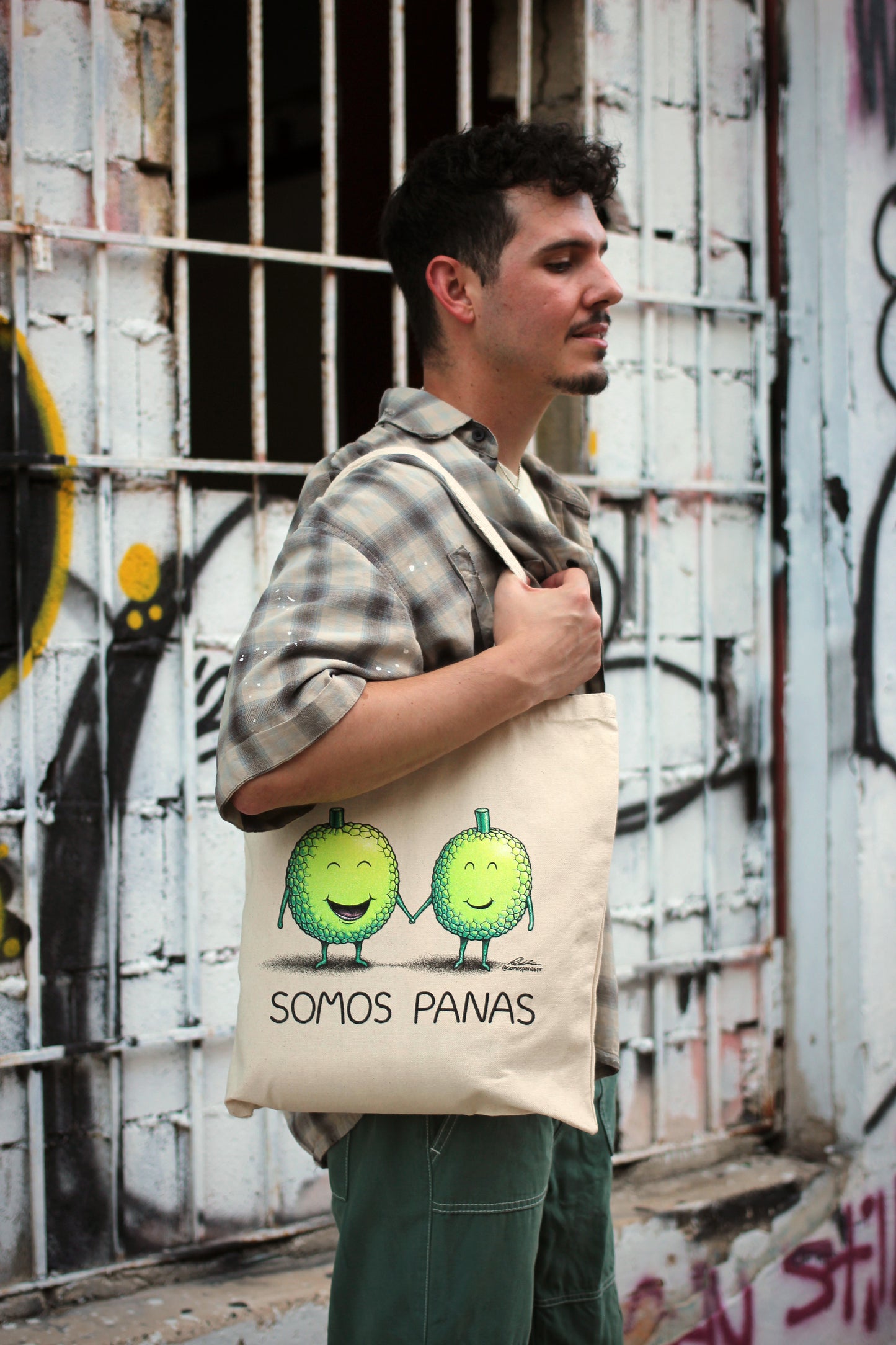 Bolso de Canvas/Tote Bag Somos Panas