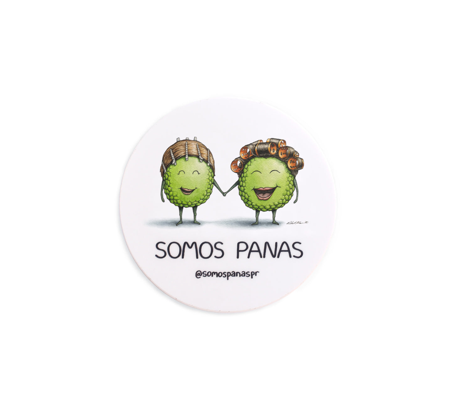Sticker Somos Panas con Dubi y Rolo