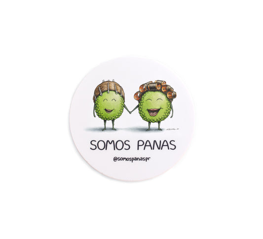 Sticker Somos Panas con Dubi y Rolo